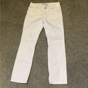 Chico's Women's Straight Leg Jeans - White